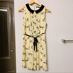 Patterned Zara Tie Waist Dress